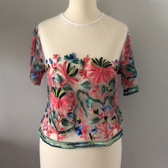 Colorful embroidered shirt - Picture 1 of 2